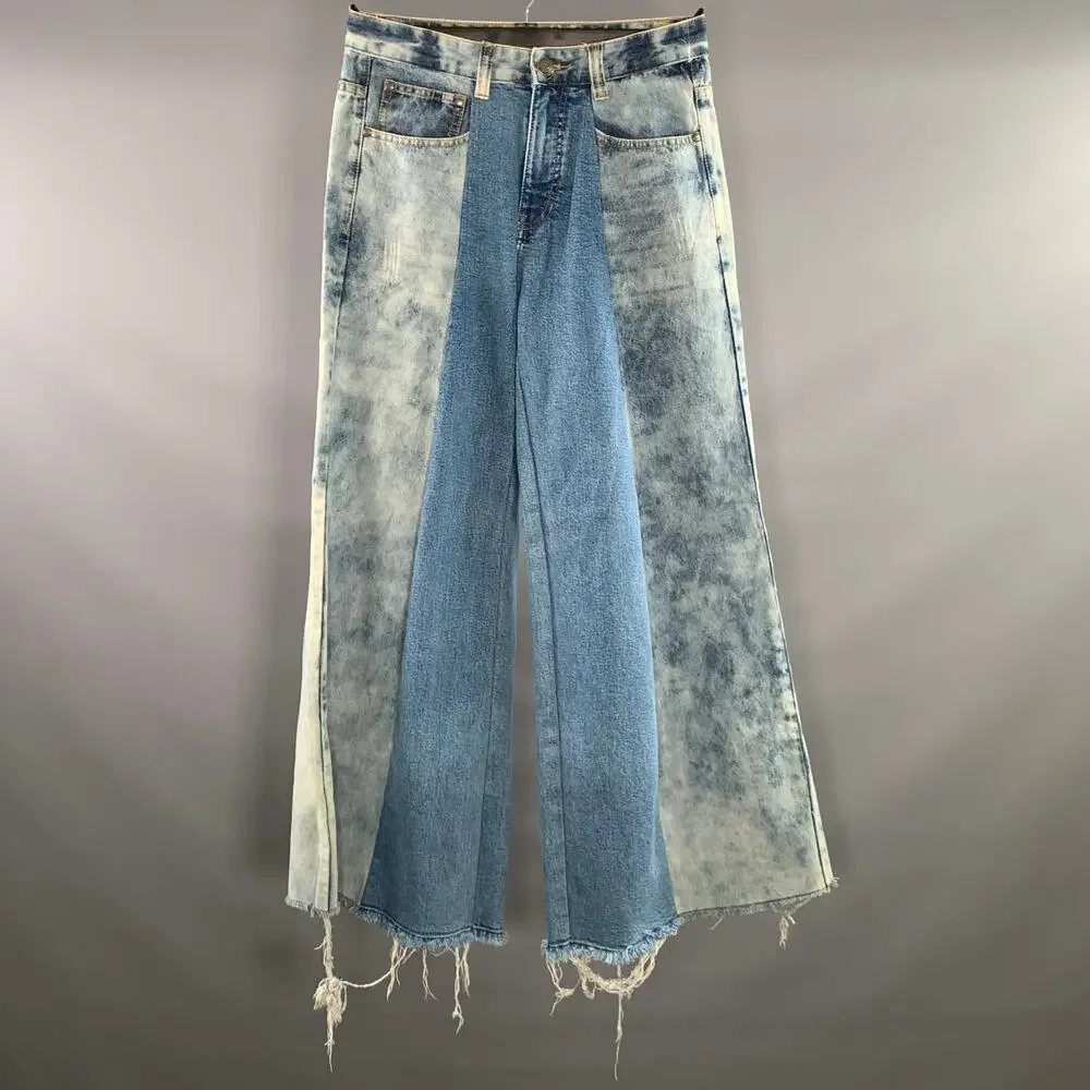 LEVI'S Size 32 Blue Light Blue Acid Wash Relaxed fit Jeans